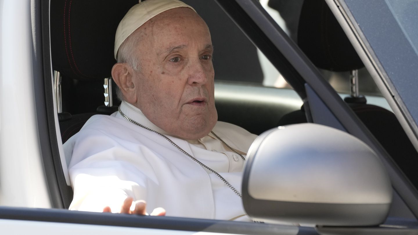 Pope Francis arrived at the Vatican last week, nine days after undergoing abdominal surgery.