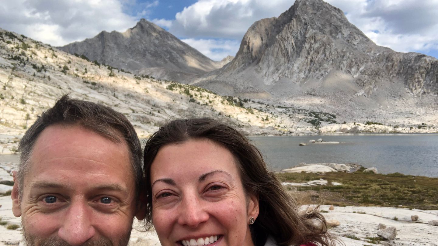 When career doldrums and pandemic-borne stresses set in, the author and his wife hit pause and then hit the John Muir Trail. Karen and Chris at their campsite near Sapphire Lake, day 11 on the John Muir Trail.
